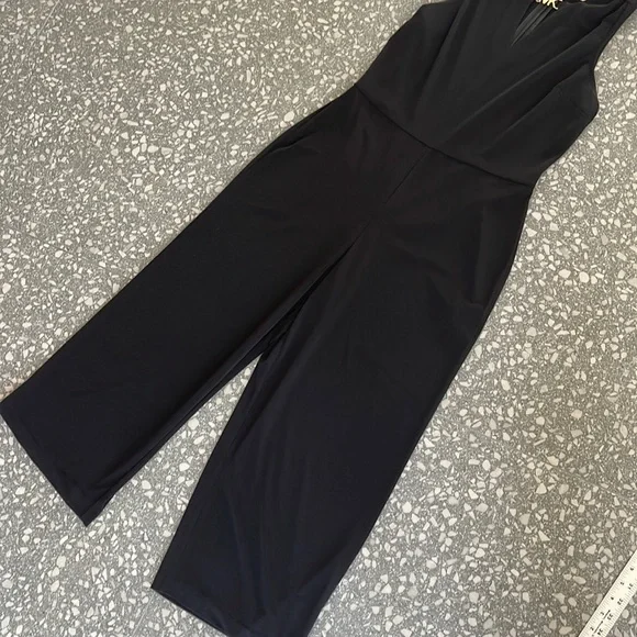 Michael Kors Black Logo Jumpsuit - Picture 11 of 11